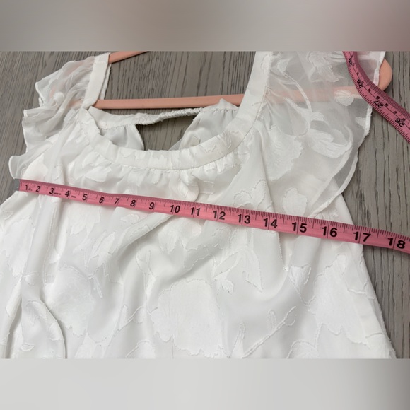 Cooper & Ella White Shift Dress Size M - Picture 11 of 11